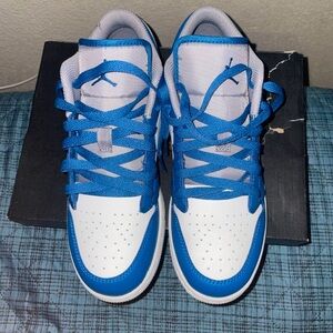 Nike Blue and White Sneakers